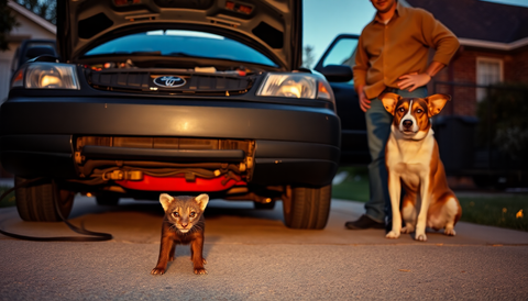 Hoe je hond beschermt tegen marters in je auto
