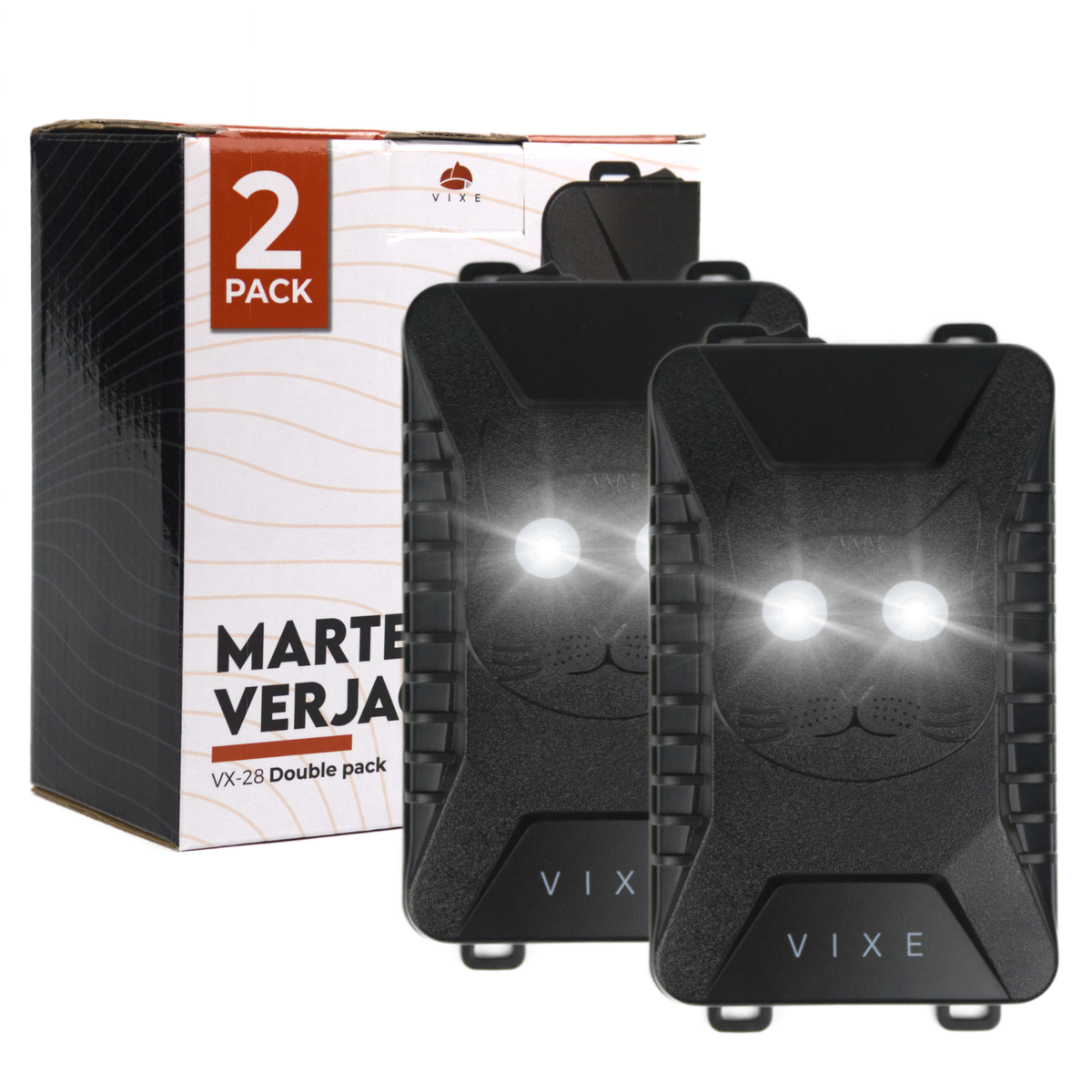 Vixe Marterverjager DuoPack met twee zwarte units