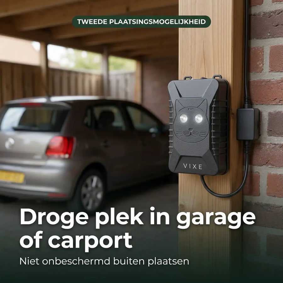 Vixe-unit bij garage of beschutte carportplek
