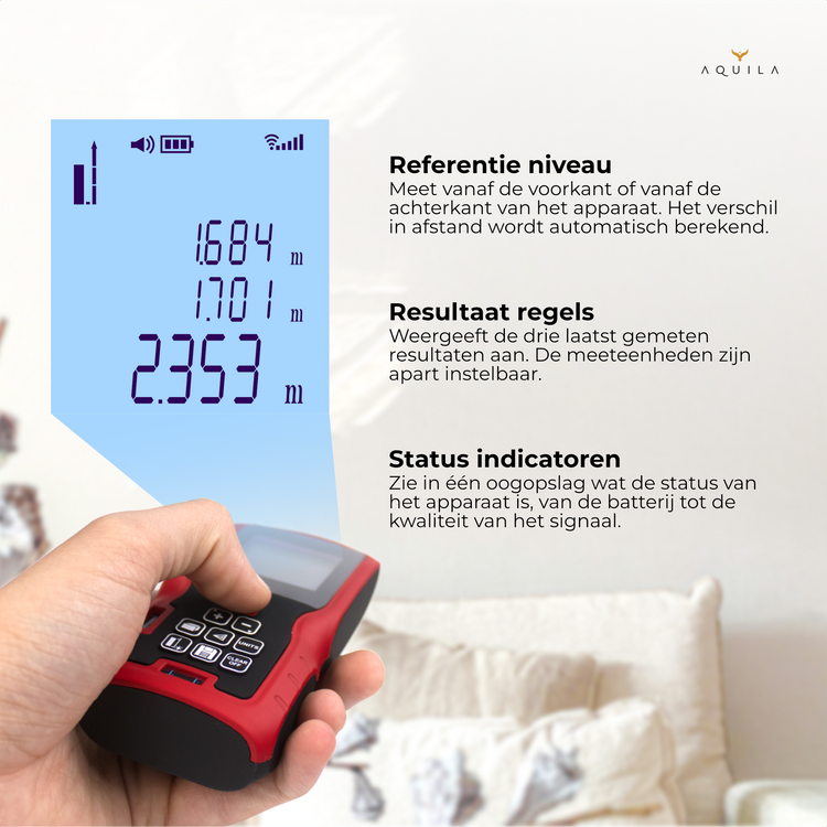 Laser afstandsmeter 60M